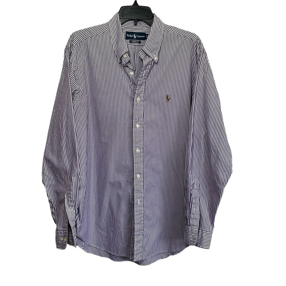 Ralph Lauren Button Down Pony Shirt Size 16 1/2 34/35 - Picture 1 of 10